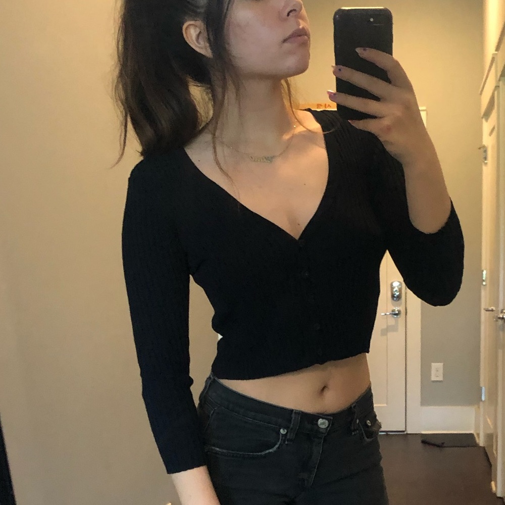 Cropped Button Up - Picture 7 of 14
